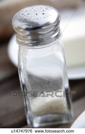 Salt shaker, close up View Large Photo Image Stock Photograph - Salt shaker, close up. Fotosearch