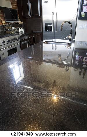 Stock Photo - Detail of granite island.. Fotosearch