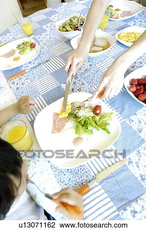 Breakfast scene View Large Photo Image Stock Image - Breakfast scene. Fotosearch