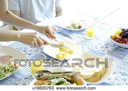 Breakfast scene View Large Photo Image Stock Image - Breakfast scene. Fotosearch