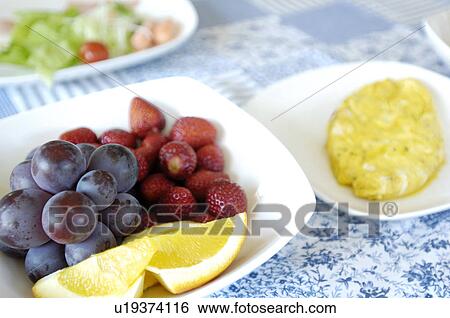 Stock Photograph - Breakfast scene. Fotosearch