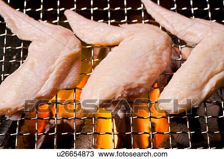 Stock Image - Chicken wing. Fotosearch