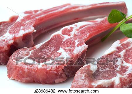 Stock Image - Lamb sirloin. Fotosearch