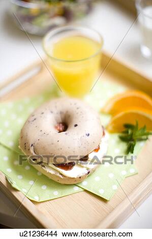 Bagel sandwich View Large Photo Image Picture - Bagel sandwich. Fotosearch