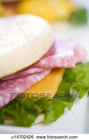 Stock Photograph - English muffin. Fotosearch