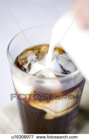 Iced coffee View Large Photo Image Stock Photo - Iced coffee. Fotosearch