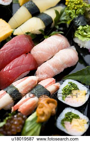 Sushi View Large Photo Image Stock Photo - Sushi. Fotosearch