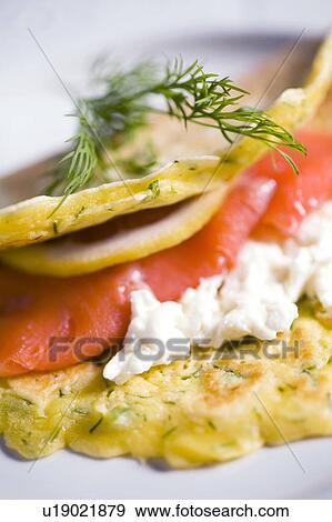 Stock Photo - Herb pancake. Fotosearch