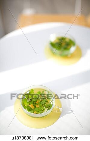 Stock Image - Herb tea. Fotosearch
