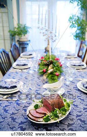 Roast beef on a table View Large Photo Image Stock Image - Roast beef on a table. Fotosearch