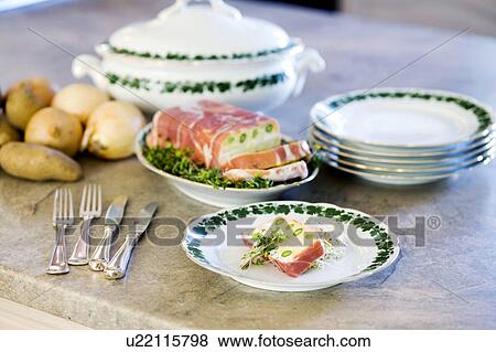 Stock Photo - Terrine of the alfalfa. Fotosearch