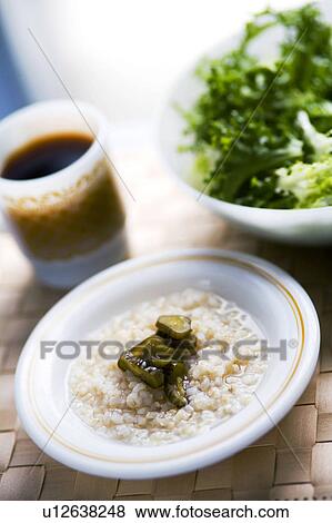 Unpolished rice porridge View Large Photo Image Stock Photo - Unpolished rice porridge. Fotosearch