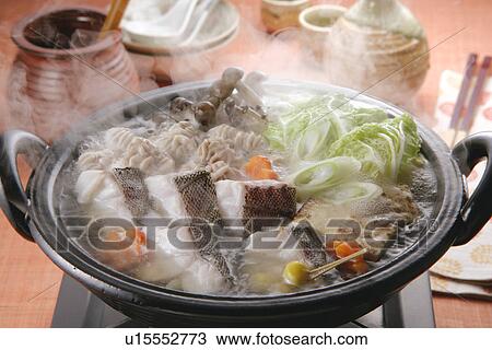 Stock Image - Hot Pot Dish. Fotosearch