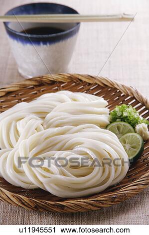 Japanese Wheat Noodles View Large Photo Image Stock Image - Japanese Wheat Noodles. Fotosearch