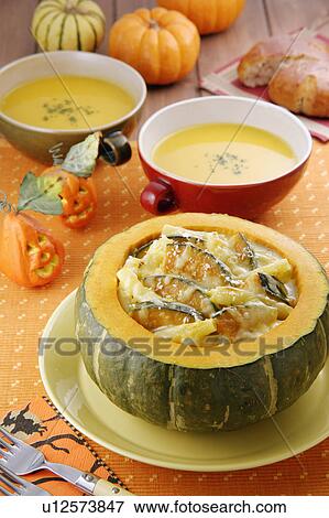 Pumpkin Gratin View Large Photo Image Stock Photo - Pumpkin Gratin. Fotosearch