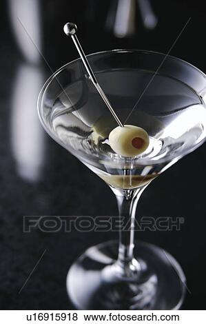 Stock Photo - Glass of cocktail. Fotosearch