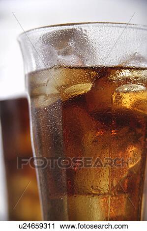 Glass of iced coffee View Large Photo Image Stock Image - Glass of iced coffee. Fotosearch