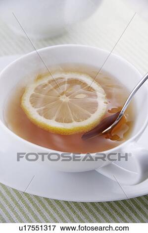 Tea with lemon View Large Photo Image Stock Photo - Tea with lemon. Fotosearch