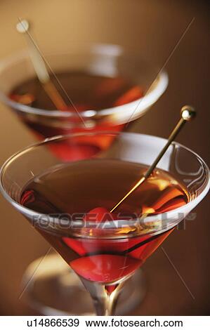 Stock Photo - Two glasses of cocktail. Fotosearch