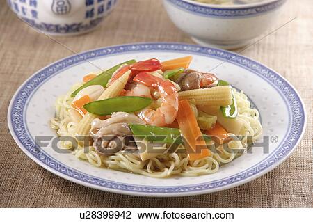 Chinese Fried noodles View Large Photo Image Stock Image - Chinese Fried noodles. Fotosearch