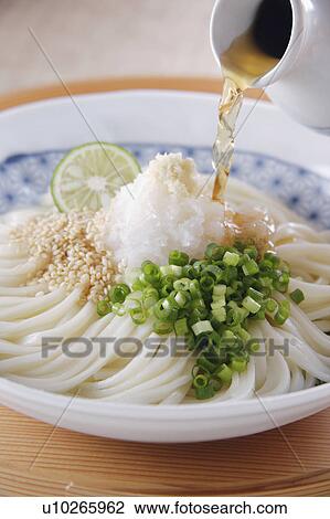 Stock Image - Japanese Wheat Noodles. Fotosearch
