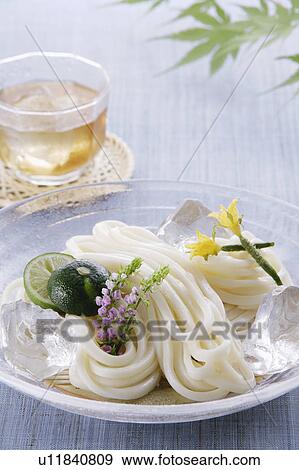 Stock Photo - Japanese Wheat Noodles. Fotosearch