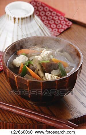 Kenchin Soup View Large Photo Image Stock Image - Kenchin Soup. Fotosearch