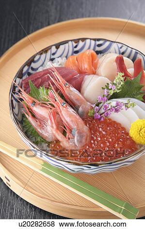 Stock Photo - Seafood in bowl. Fotosearch