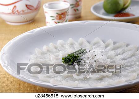 Balloon Fish Sashimi View Large Photo Image Stock Photography - Balloon Fish Sashimi. Fotosearch
