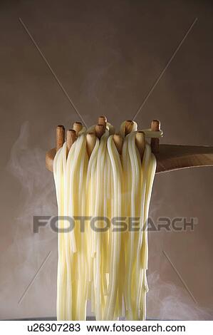 Stock Image - Boiled pasta. Fotosearch