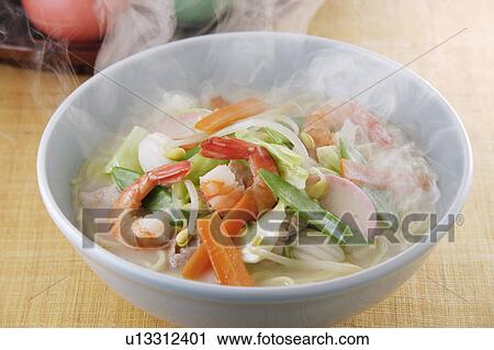 Stock Image - Chanpon noodles. Fotosearch