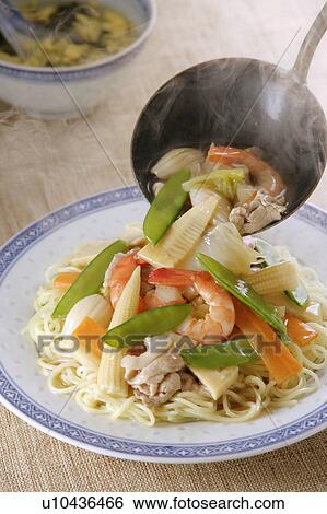 Stock Photograph - Chinese Fried noodles. Fotosearch