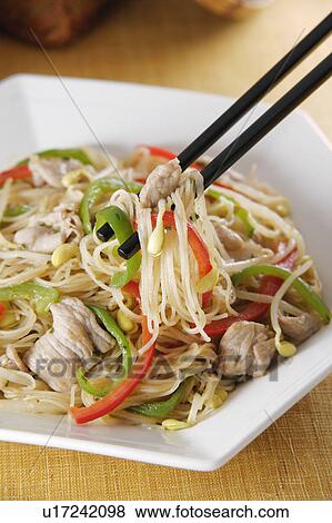 Fried Rice noodles View Large Photo Image Stock Photo - Fried Rice noodles. Fotosearch