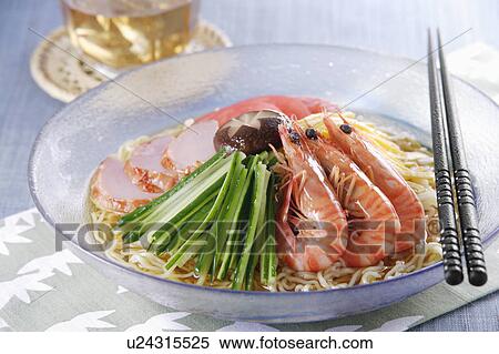 Stock Photography - Japanese cold noodles. Fotosearch