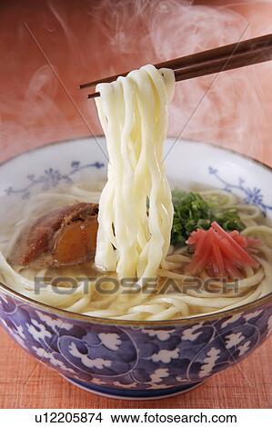 Picture - Okinawa noodles. Fotosearch