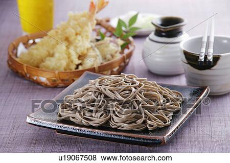 Stock Photo - Soba and Tempura. Fotosearch
