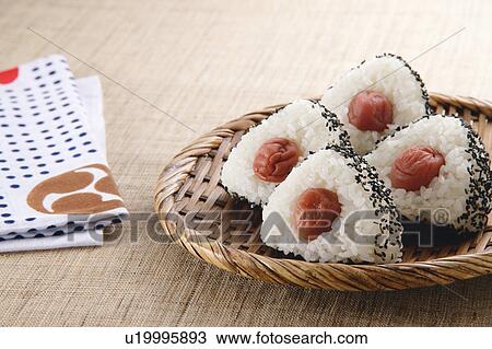 Stock Image - Rice Balls. Fotosearch