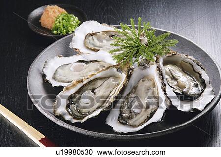 Stock Image - Oysters. Fotosearch