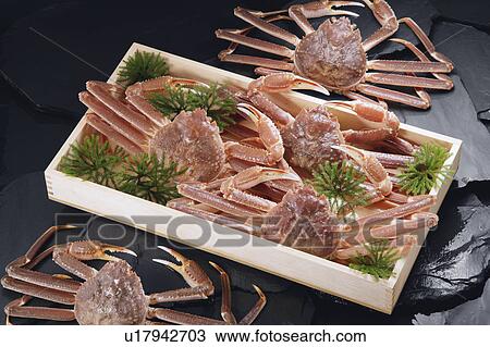 Stock Image - Queen crabs. Fotosearch