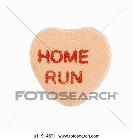 Orange candy heart that reads home run against white background. View Large Photo Image Stock Image - Orange candy heart that reads home run against white background.. Fotosearch