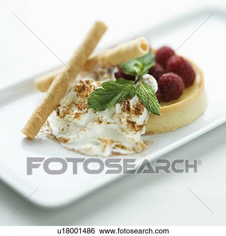 Still life of gourmet dessert with professional presentation. View Large Photo Image Stock Photograph - Still life of gourmet dessert with professional presentation.. Fotosearch