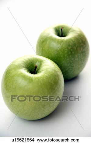 Picture - Granny Smith apples. Fotosearch