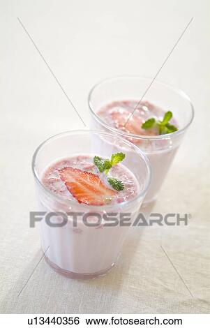 Stock Photograph - Strawberry Juice. Fotosearch