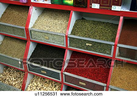 Stock Image - dubai, commerce, trade, poeple, arabic, spicies, spicy. Fotosearch