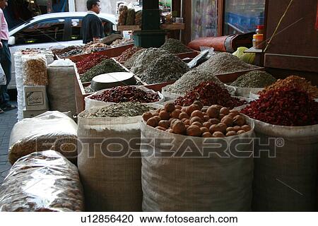 Stock Image - dubai, commerce, trade, poeple, arabic, spicies, spicy. Fotosearch