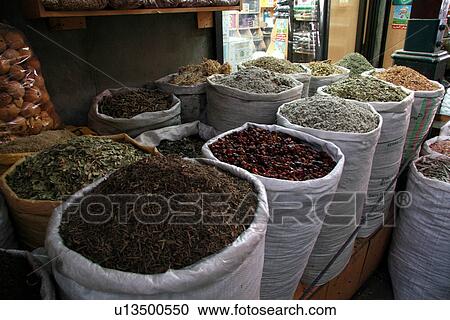 Stock Image - dubai, commerce, trade, poeple, arabic, spicies, spicy. Fotosearch