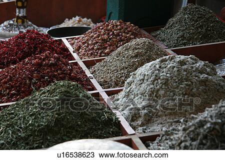 Stock Image - dubai, commerce, trade, poeple, arabic, spicies, spicy. Fotosearch