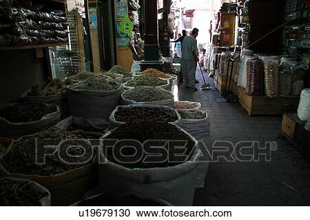 Stock Image - dubai, commerce, trade, poeple, arabic, spicies, spicy. Fotosearch