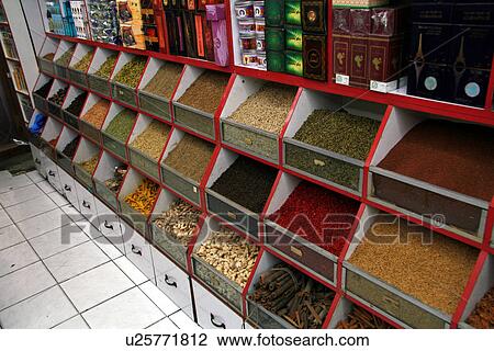 Stock Image - dubai, commerce, trade, poeple, arabic, spicies, spicy. Fotosearch