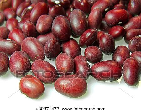 Stock Image - Kidney, Beans, Dried, Organic, Cooking, Seeds, Vegetable. Fotosearch
